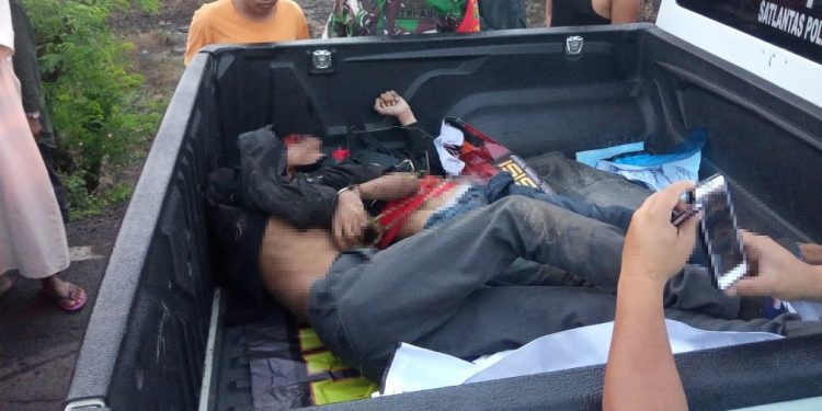 Satlantas Polres Tulang Bawang Berhasil Mengungkap Identitas Korban Laka Lantas MD di Jalintim Menggala