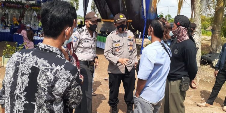 Polsek Rawa Pitu Bubarkan Acara Hiburan Kuda Lumping