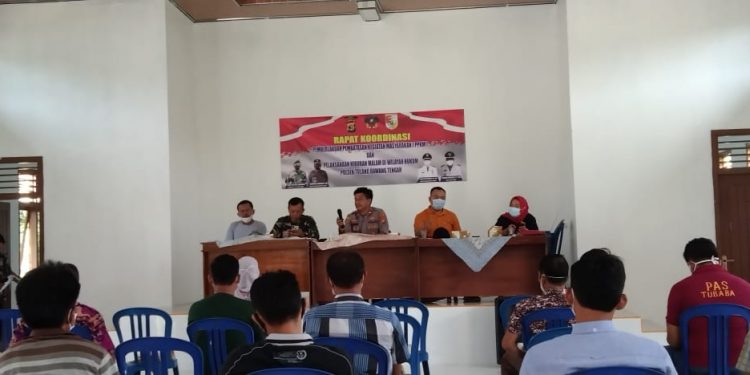 Polsek Tulang Bawang Tengah Adakan Rapat Koordinasi