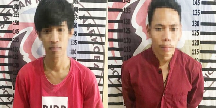 Bawa Narkotika di Kampung Bugis, Dua Pemuda Ditangkap Polres Tulang Bawang
