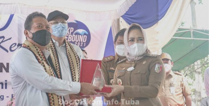 Winarti Sambut Kunker Menteri Kelautan Perikanan Republik Indonesia