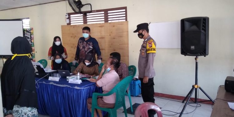 Tim Mobile Vaksinasi Polres dan Pemkab TuBaBa Kembali Vaksin