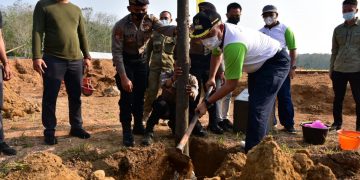 Bupati Tulang Bawang Barat, Peringati Hari Lingkungan dengan Tanam Pohon