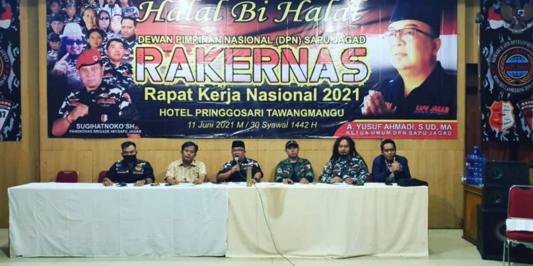 Rakernas DPN SAPU JAGAD, Fokus Penguatan Sektor Pemberdayaan Ekonomi Nasional Lintas Daerah
