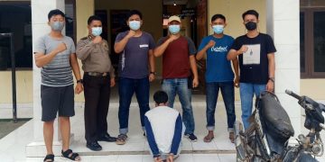 Polsek Penawartama Tangkap Pelaku Curanmor Yang Beraksi di Parkiran Masjid