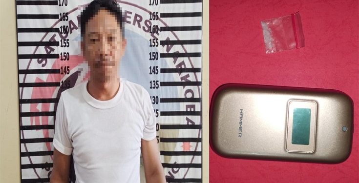 Satresnarkoba Polres Tulang Bawang Tangkap Oknum Sekdes