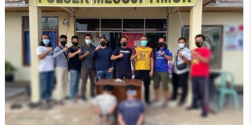 Tim Gabungan Polres Mesuji Berhasil Amankan 2 Pelaku Curanmor dan Sepucuk Senjata