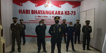 Kapolres TuBaBa Ikuti Acara HUT Bhayangkara Ke 75 Dilakukan Secara Virtual