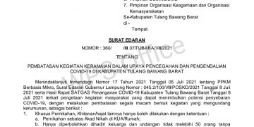 Ini Surat Edaran SaTgas COVID-19 TuBaBa