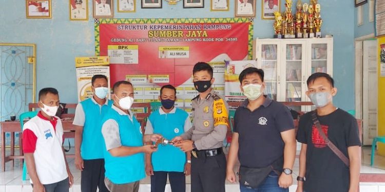 Polsek Penawartama Terima Penyerahan Senpi Ilegal