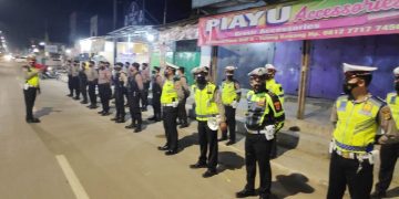 Polres Tulang Bawang Gelar Patroli Skala Besar, Berikut Rute dan Sasarannya
