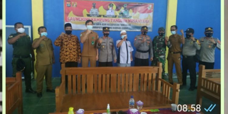 Launching Kampung Tangguh Nusantara di Tiyuh Daya Asri