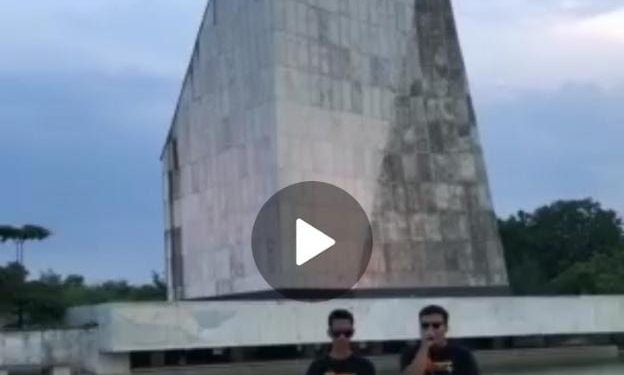 Ups.!!! Islamic Center Tulang Bawang Barat,Jadi Bahan Konten YouTube Musik Remix