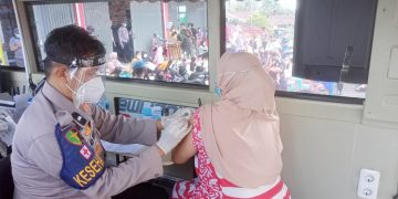 Polres Tulang Bawang Kembali Buka Gerai Vaksinasi Presisi Khusus Lansia, Berikut Lokasi dan Hasilnya