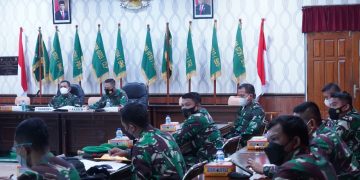 Danrem 071/Wijayakusuma Pimpin Sidang Pankar Jabatan Perwira