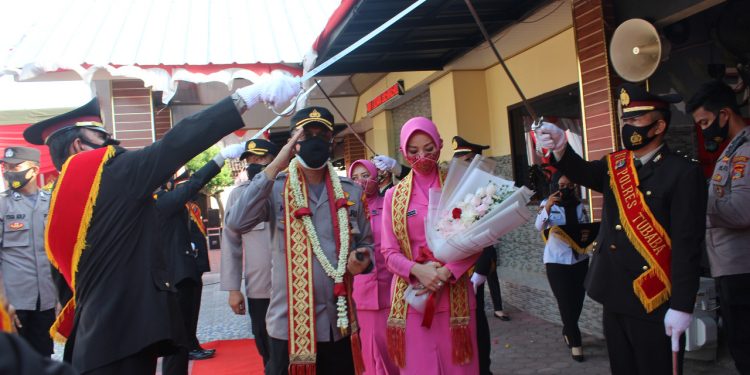 Acara Pisah Sambut Kapolres Tulang Bawang Barat