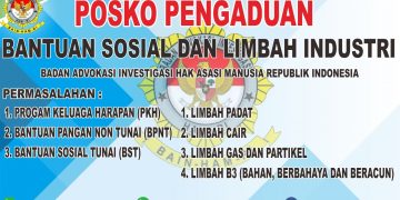 BAIN HAM RI, TuBaBa Buka Posko Pengaduan Bansos dan Limbah