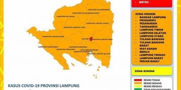 Update Peta Sebaran COVID-19 di Lampung