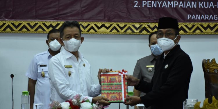 Fauzi Hasan dan Novriwan  Jaya Hadir Paripurna DPRD TuBaBa