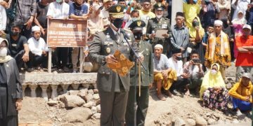 Danrem 162/WB Pimpin Langsung Upacara Militer Penerimaan dan Pemakaman Jenazah Kapten Chb Anumerta Dirman