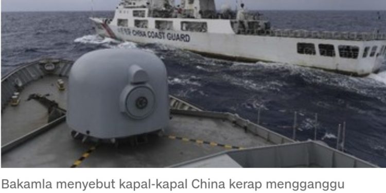 Kapal China Gangu Wilayah Indonesia di Laut Natuna Utara