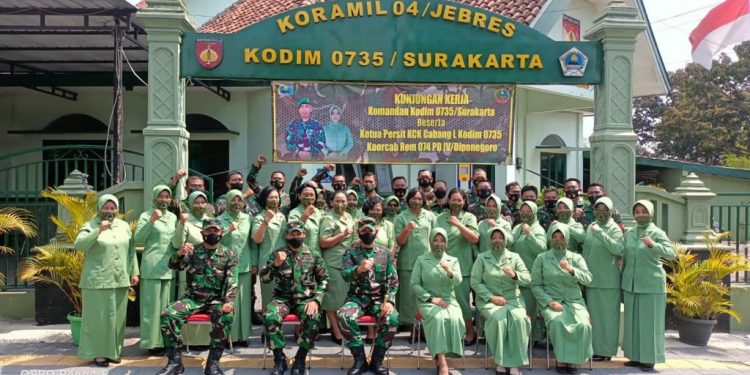 Dandim 0735/Surakarta Laksanakan Kunjungan Kerja Ke Koramil 04/Jebres