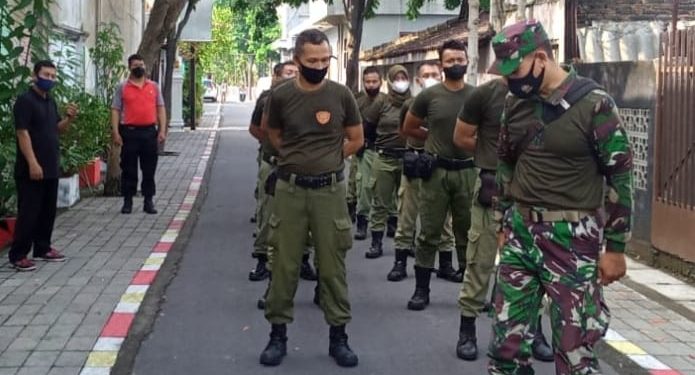 Serka Giminanto Latihkan Pembinaan Fisik Dan PBB Kepada Linmas, Ini Tujuannya