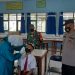 Berikan Rasa Aman Dan Nyaman Saat Kegiatan Belajar-Mengajar, Koramil Dan Polsek Jatisrono Dampingi Tenaga Kesehatan Laksanakan Rapid Test Secara Acak Di SMPN 2 Jatisrono