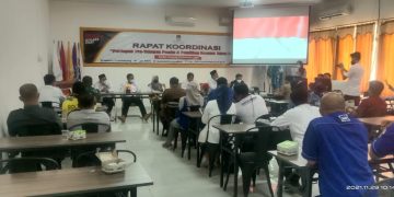 Plh Pasi Intel Kodim 0410/KBL Hadiri pembukaan Rapat Koordinasi persiapan Pra-Tahapan Pemilu & Pemilihan serentak tahun 2024