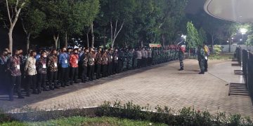 Kolonel Inf Faisol Izudin Karimi Pimpin Apel Kesiapan pengamanan Personel Gabungan TNI Polri di UIN