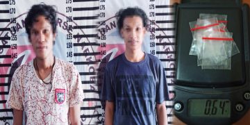 Asyik Konsumsi Narkotika, Dua Orang Pria Ditangkap Polisi di SD Negeri 1 Menggala