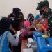 Berikan Semangat Kepada Anak-Anak, Babinsa Terus Hadir Dalam Setiap Vaksinasi