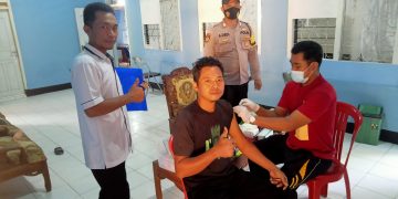 Tiyuh Kagungan Ratu Adakan Vasinasi Sinovac di Awal Tahun