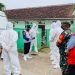Babinsa Peltu Usep Bersama Bhabinkamtibmas Monitoring Pemakaman Jenazah Oleh Satgas Covid 19