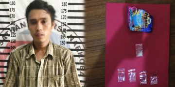 Satresnarkoba Polres Tulang Bawang Tangkap Pengedar Narkotika di Kebun