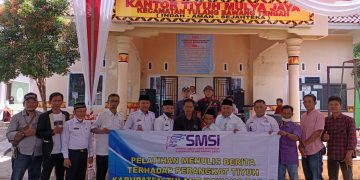 DPD SMSI TuBaBa, Berbagi Ilmu Penulisan Berita Kepada Perangkat Tiyuh Se-kecamatan TBT