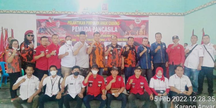 DPD KAMPUD Lampung Selatan Hadiri Pelantikan 5 PAC Pemuda Pancasila