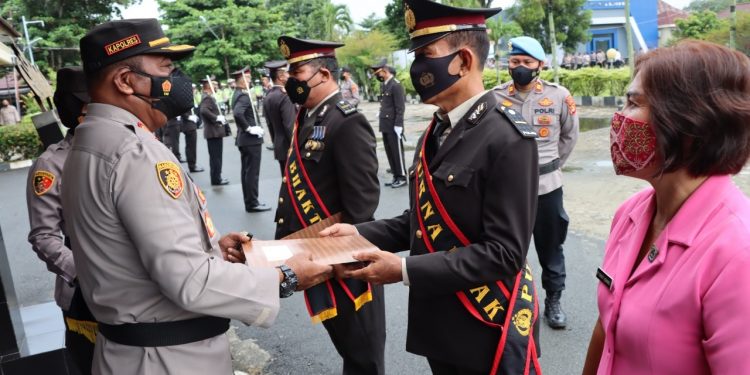 Purna Bhakti Dua Pama Polres Tulang Bawang Berlangsung Secara Kedinasan
