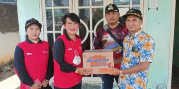 Budhi Condrowati Kunjungi Warga Korban Angin Puting Beliung di TuBaBa