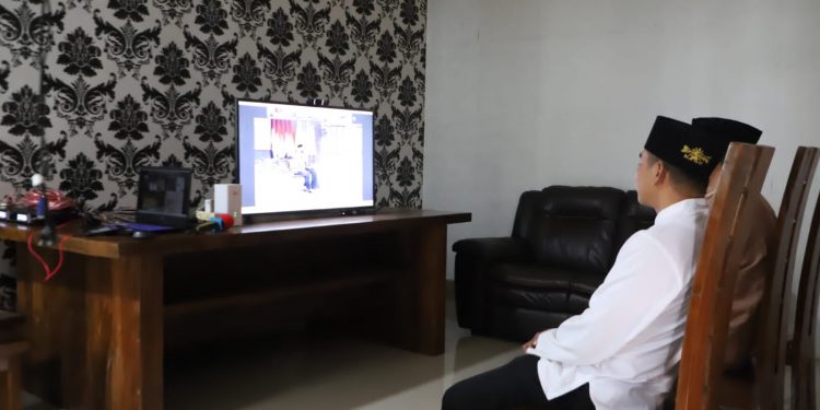 Pemkab Lampung Barat Ikuti Vicon Nuzulul Qur’an dengan Gubernur Lampung