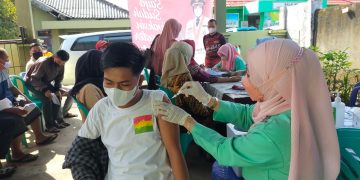 Serbuan Vaksin Covid – 19 Koramil 410-06/Kedaton Percepat Program Vaksinasi Menuju Herd Immunity