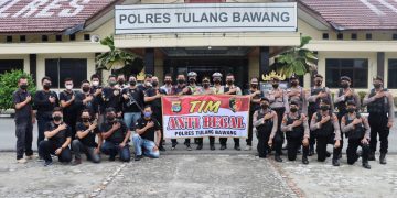 5 Titik Penempatan Tim Anti Begal Polres Tulang Bawang