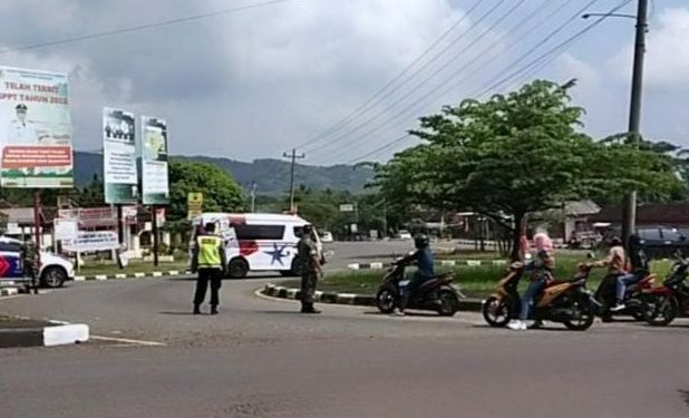 Danramil Pimpin Apel Gabungan Pengamanan Kegiatan Perguruan Pencak Silat