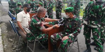 Antisipasi Gangguan Kesehatan, Korem 071/Wijayakusuma Rutin Cek Personel Sebelum Beraktifitas