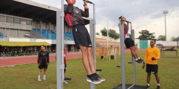 Tingkatkan Kemampuan Fisik Prajurit, Kodim 0410/KBL Gelar Tes Garjas Periodik Semester