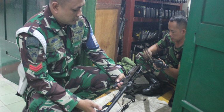 Bintara Fourier Selalu Pastikan Senjata Siap Setiap Saat Digunakan