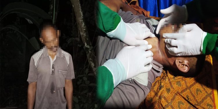 Polsek Banjar Agung Olah TKP Penemuan Mayat di Pohon Rambutan