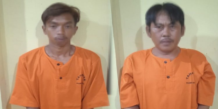 Polsek Rawa Jitu Selatan Tangkap Dua Pelaku Curat Mesin Bajak Sawah