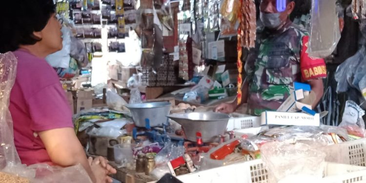 Terungkap Babinsa Blusukan Kepasar, Ini Tujuannya