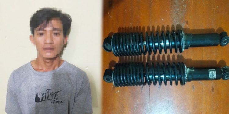 Polisi Tangkap Pelaku Curanmor Yang Merupakan Residivis Narkotika di Gedung Aji Baru